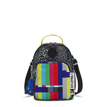 Kipling Alber MTV 3-in-1 Convertible Mini Bag Backpacks MTV Static | AU 1538ZU